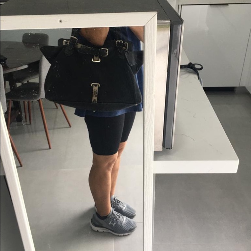 Gorgeous canvas + leather selleria fendi